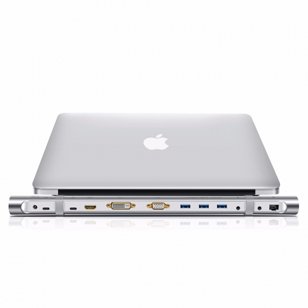 綠聯(lián)Type-C多功能擴(kuò)展塢，雷電3轉(zhuǎn)HDMI+VGA+DVI網(wǎng)口 綠聯(lián)Type-C多功能擴(kuò)展塢，雷電3轉(zhuǎn)HDMI+VGA+DVI網(wǎng)口